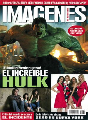 IMAGENES DE ACTUALIDAD magazine side cover Issue 281 June 2008