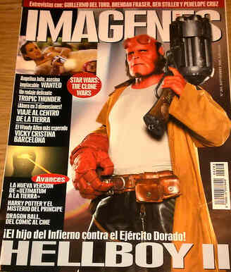 IMAGENES DE ACTUALIDAD magazine side cover Issue 283 September 2008