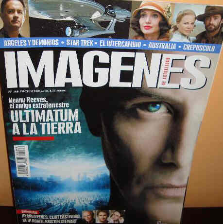 IMAGENES DE ACTUALIDAD magazine side cover Issue 286 December 2008