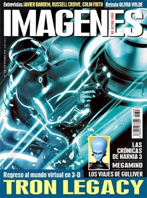 IMAGENES DE ACTUALIDAD magazine side cover Issue 308 December 2010