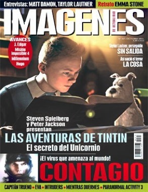 IMAGENES DE ACTUALIDAD magazine side cover Issue 317 October 2011