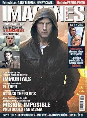 IMAGENES DE ACTUALIDAD magazine side cover Issue 319 December 2011