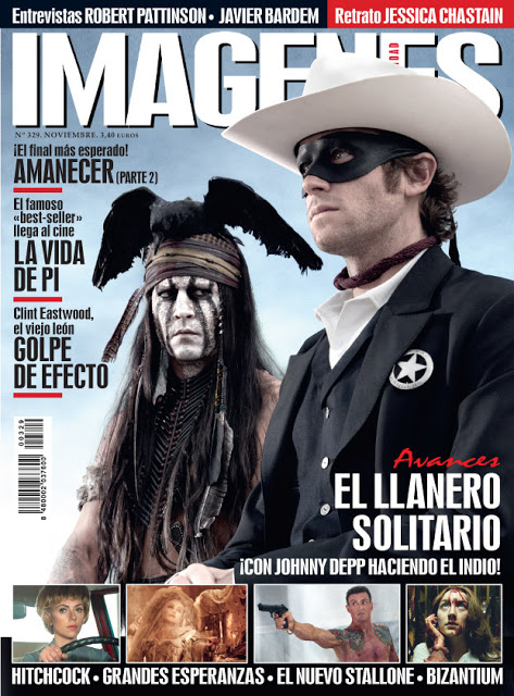 IMAGENES DE ACTUALIDAD magazine side cover Issue 329 November 2012