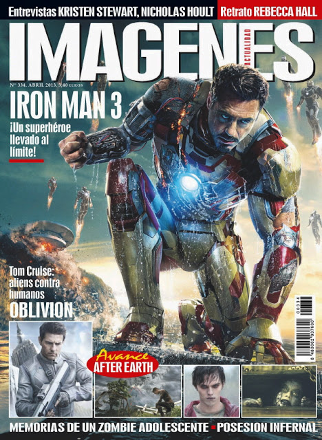 IMAGENES DE ACTUALIDAD magazine side cover Issue 334 April 2013