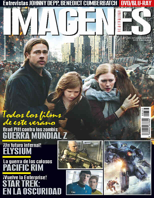IMAGENES DE ACTUALIDAD magazine side cover Issue 337 July-August 2013