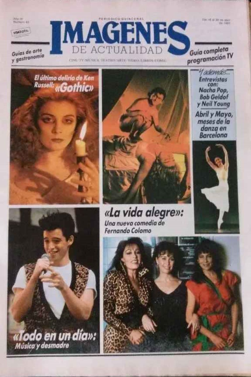 IMAGENES DE ACTUALIDAD magazine side cover Issue 43  