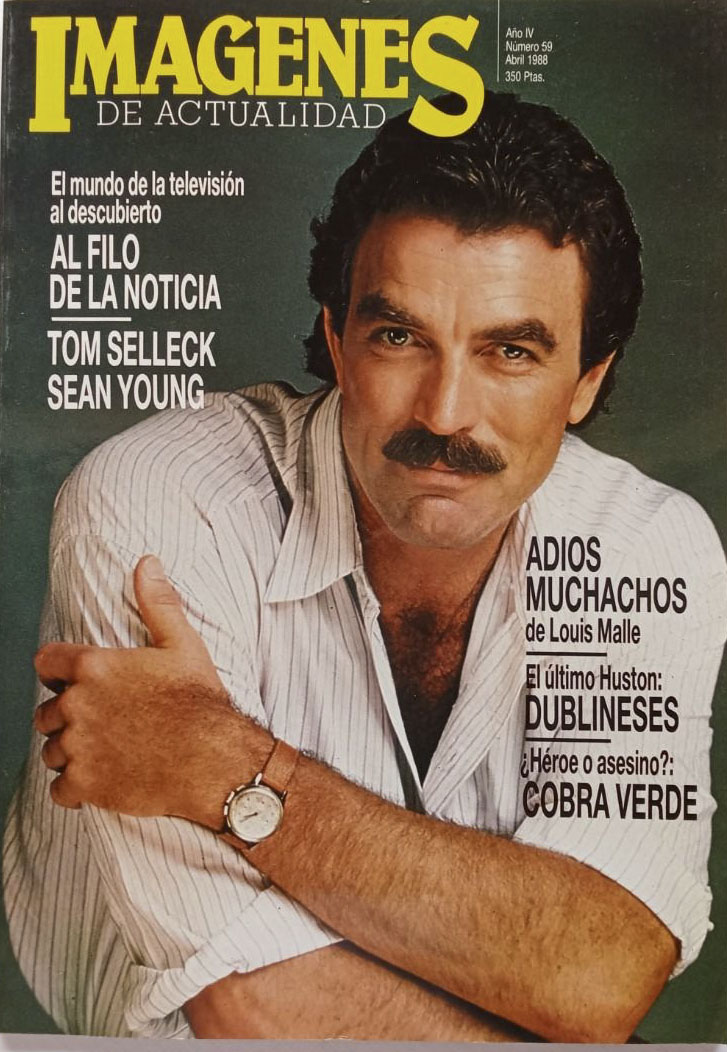 IMAGENES DE ACTUALIDAD magazine side cover Issue 59  1988