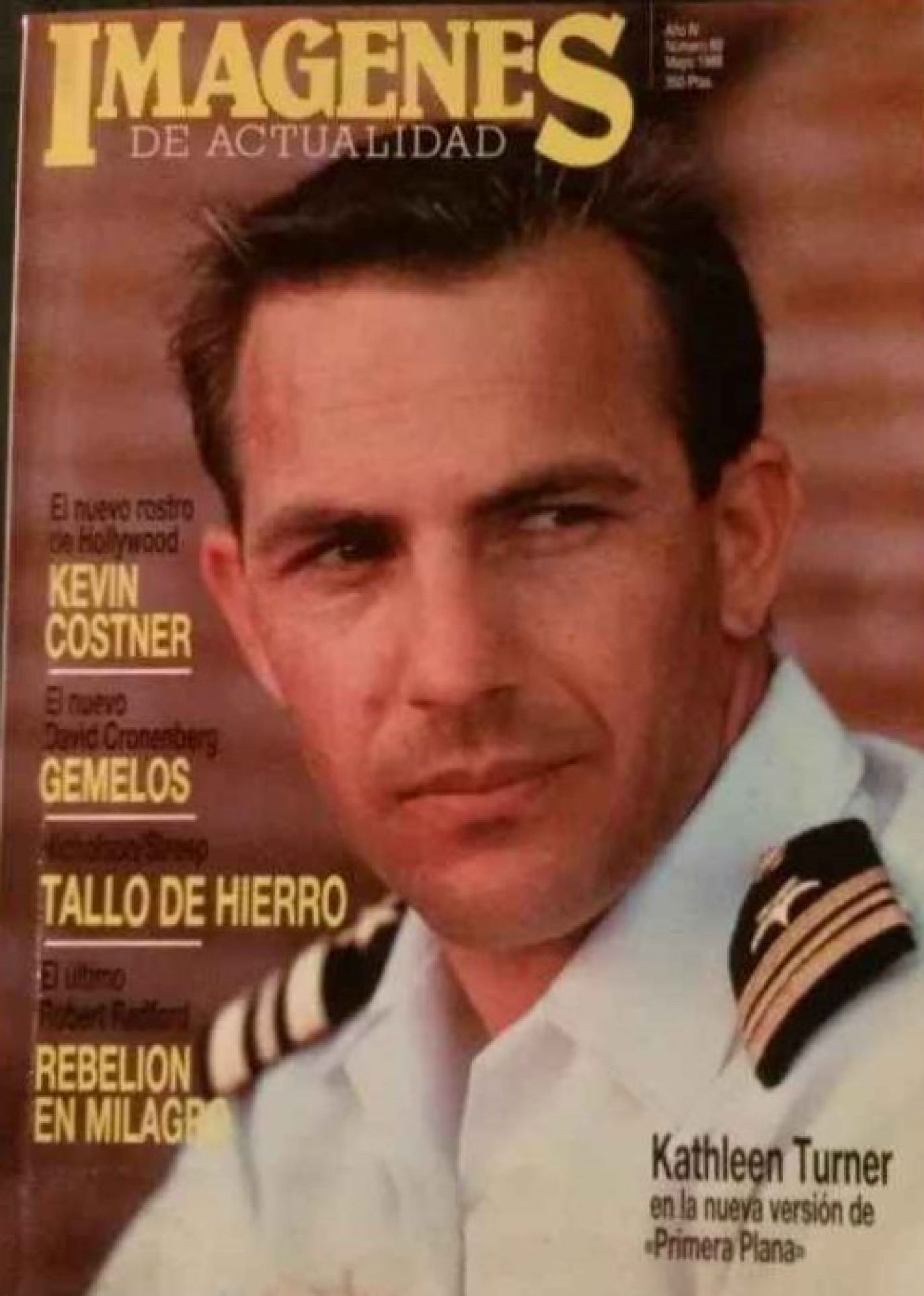 IMAGENES DE ACTUALIDAD magazine side cover Issue 60  1988