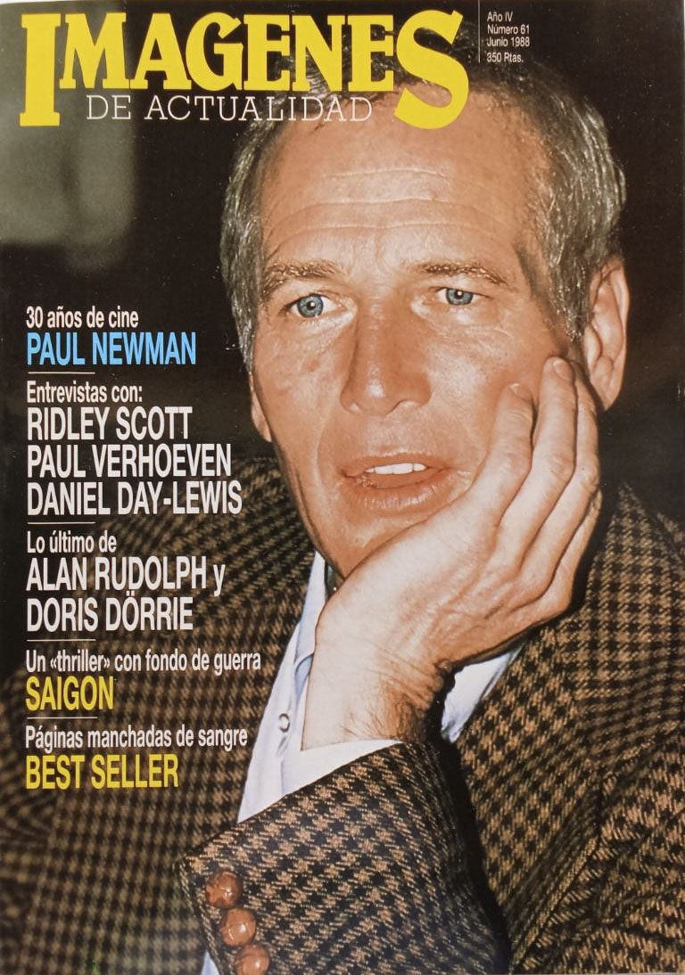 IMAGENES DE ACTUALIDAD magazine side cover Issue 61  1988
