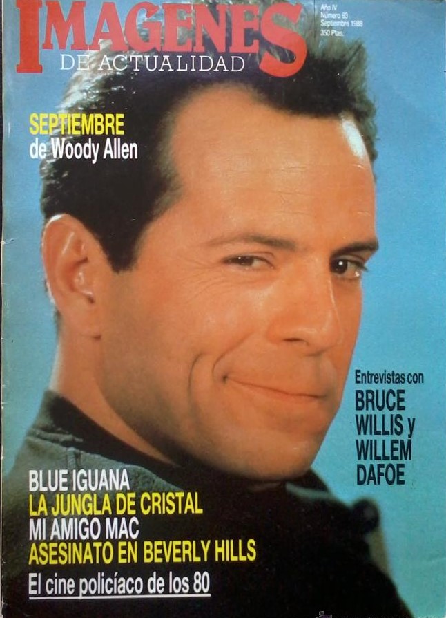 IMAGENES DE ACTUALIDAD magazine side cover Issue 63  1988