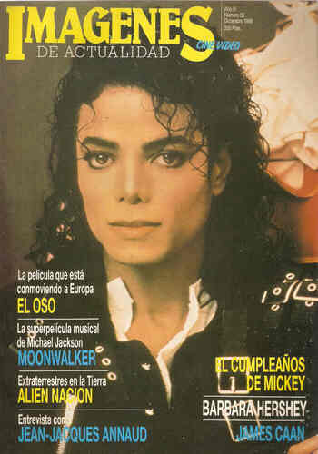 IMAGENES DE ACTUALIDAD magazine side cover Issue 66 December 1988