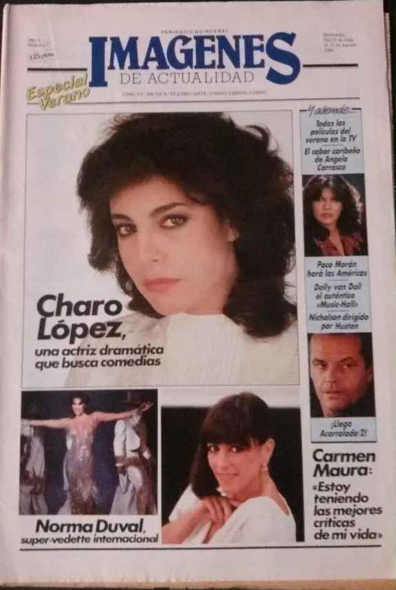 IMAGENES DE ACTUALIDAD magazine side cover Issue 7  1985