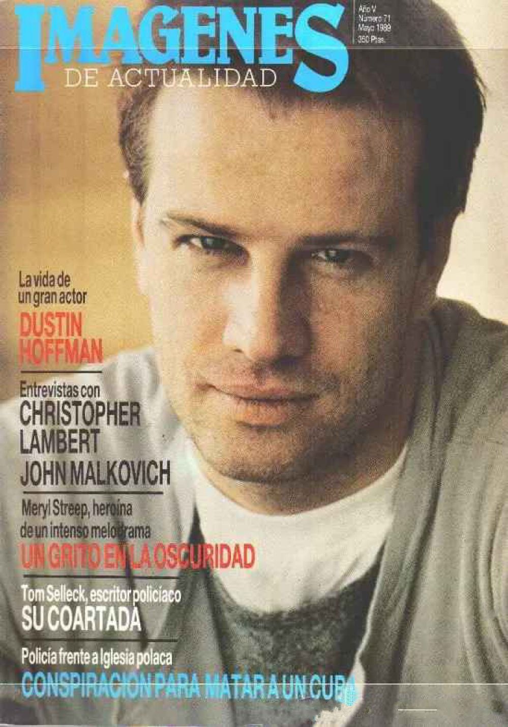 IMAGENES DE ACTUALIDAD magazine cover Issue 71 May 1989
