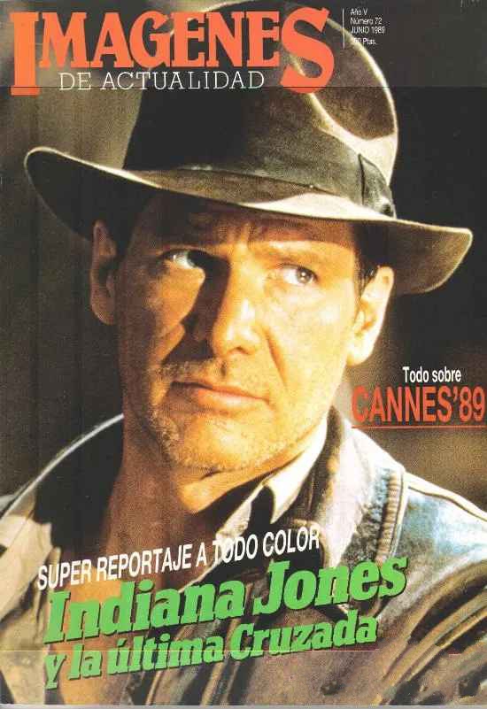 IMAGENES DE ACTUALIDAD magazine side cover Issue 72 June 1989