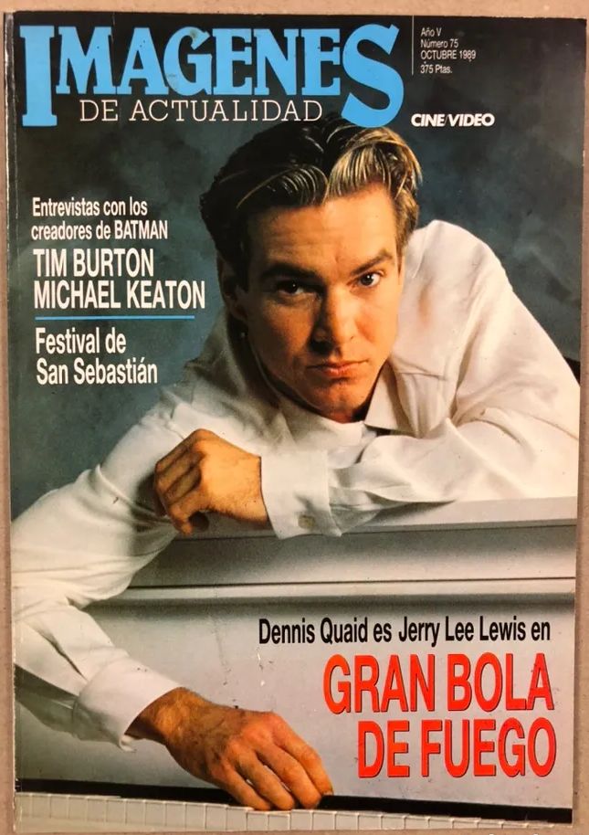 IMAGENES DE ACTUALIDAD magazine side cover Issue 75 October 1989
