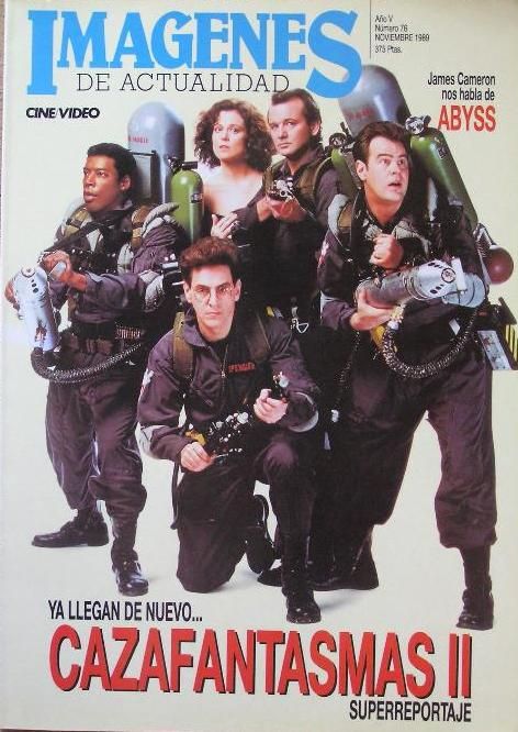 IMAGENES DE ACTUALIDAD magazine side cover Issue 76 November 1989