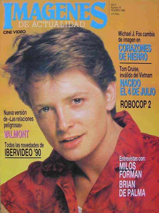 IMAGENES DE ACTUALIDAD magazine side cover Issue 79 February 1990