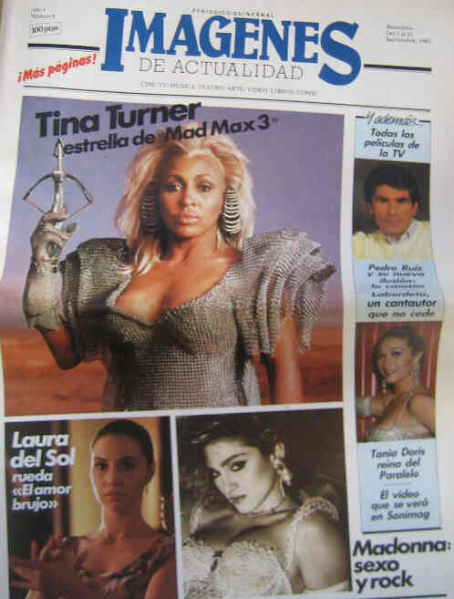 IMAGENES DE ACTUALIDAD magazine side cover Issue 8 25 September 1985