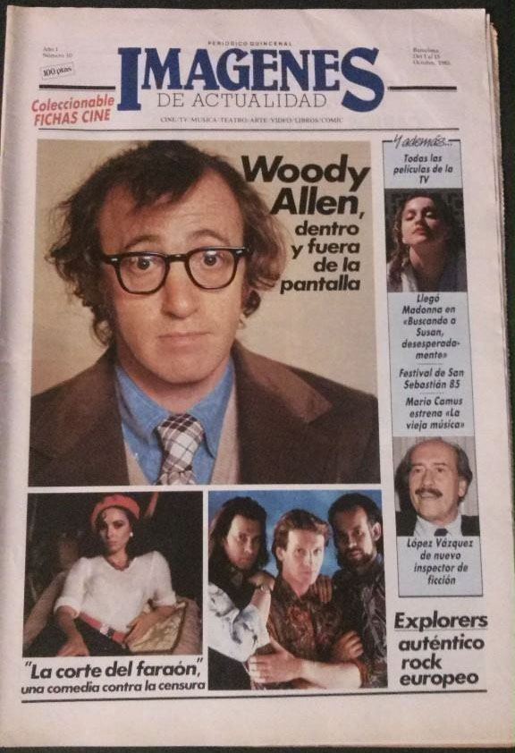 IMAGENES DE ACTUALIDAD magazine side cover Issue 10 25 October 1985