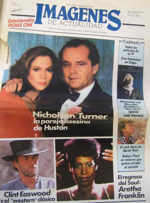 IMAGENES DE ACTUALIDAD magazine side cover Issue 11 31 October 1985