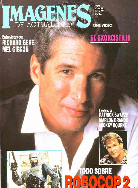 IMAGENES DE ACTUALIDAD magazine side cover Issue 86 October 1990