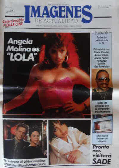 IMAGENES DE ACTUALIDAD magazine side cover Issue 16 January 1986