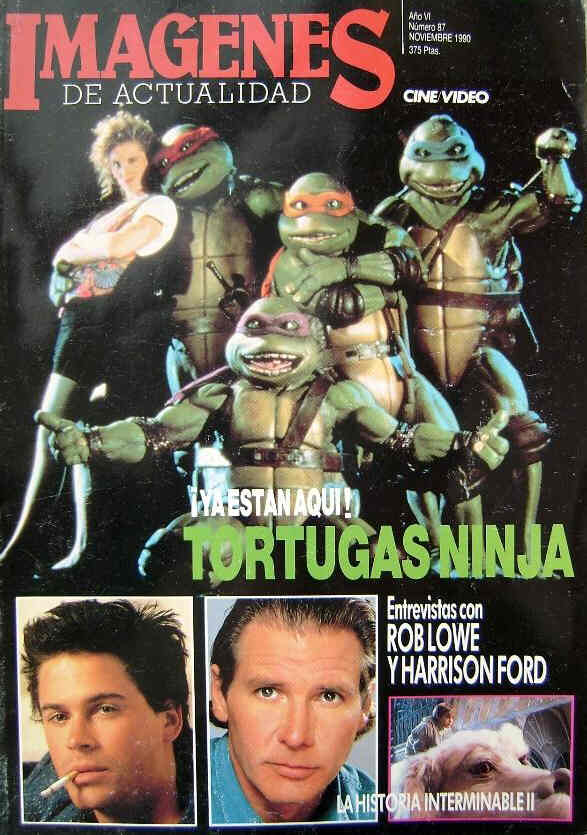 IMAGENES DE ACTUALIDAD magazine side cover Issue 87 November 1990
