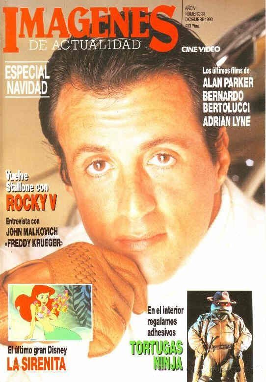 IMAGENES DE ACTUALIDAD magazine side cover Issue 88 December 1990
