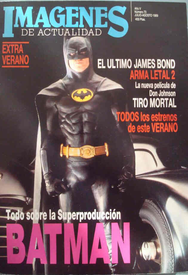 IMAGENES DE ACTUALIDAD magazine side cover Issue 73 July/August 1989