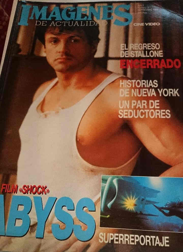 IMAGENES DE ACTUALIDAD magazine side cover Issue 74 September 1989