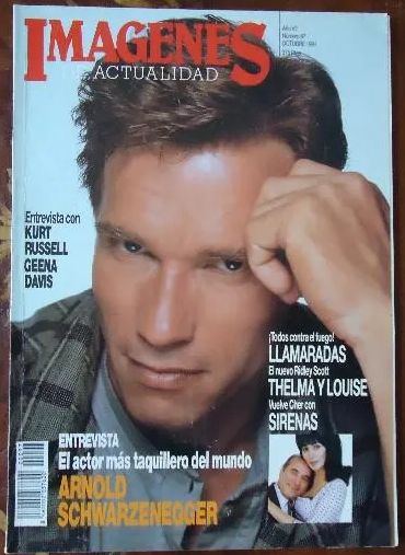 IMAGENES DE ACTUALIDAD magazine side cover Issue 97 October 1991