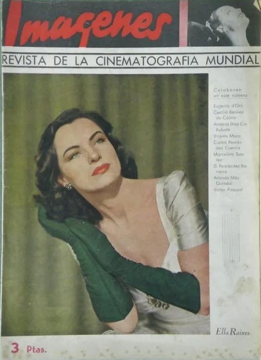 IMAGENES magazine side cover Issue 1  March 1945