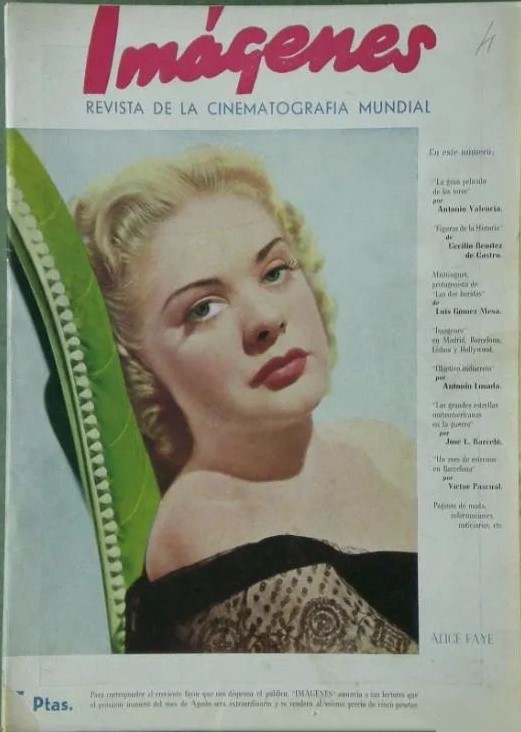 IMAGENES magazine side cover Issue 4  July 1945