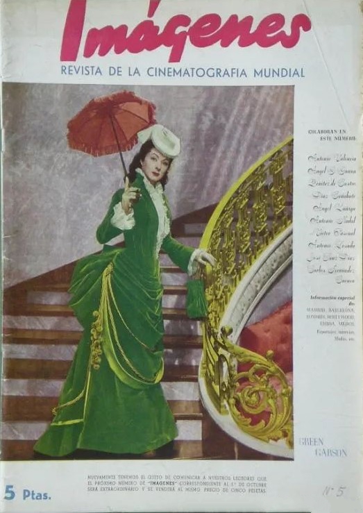 IMAGENES magazine side cover Issue 5  August 1945