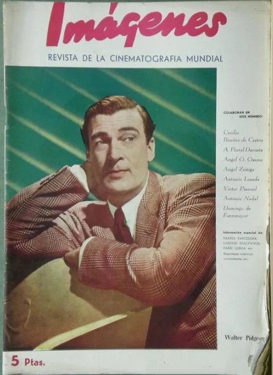 IMAGENES magazine side cover Issue 7  November 1945