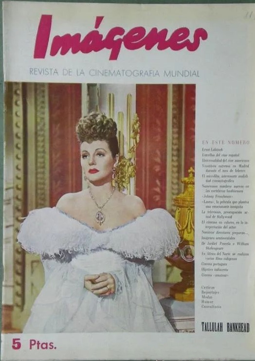 IMAGENES magazine side cover Issue 11  March 1946
