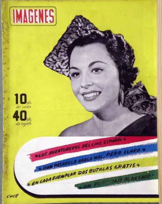 IMAGENES magazine side cover Issue 1  August 1951