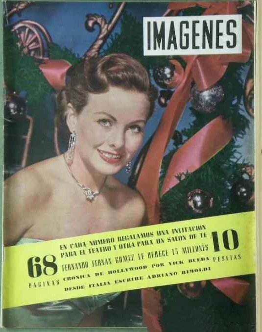 IMAGENES magazine side cover Issue 5  December 1951