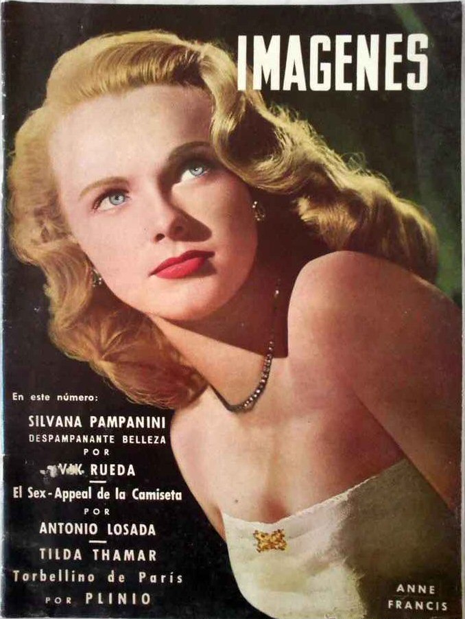 IMAGENES magazine side cover Issue 14   1952