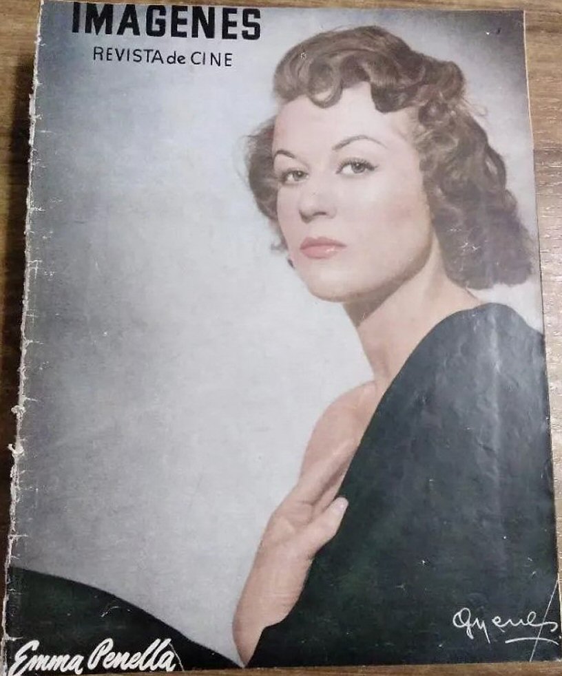 IMAGENES magazine side cover Issue 132(39)  January 1955