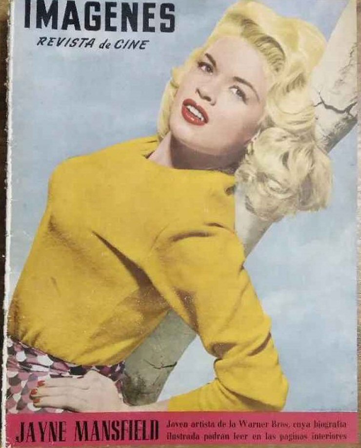 IMAGENES magazine side cover Issue 147(54)  May 1956