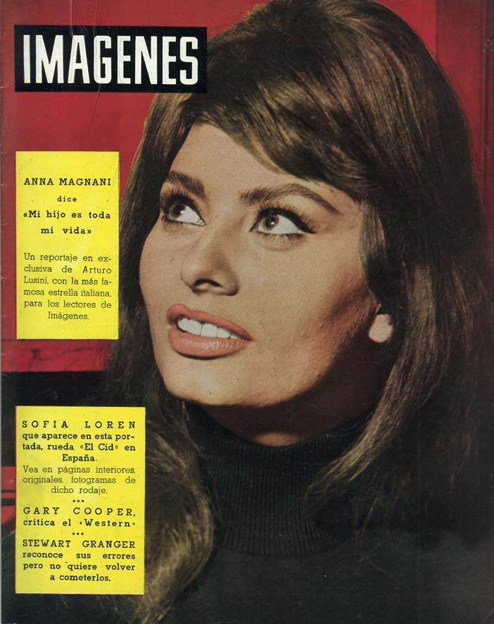 IMAGENES magazine side cover Issue 194   1960