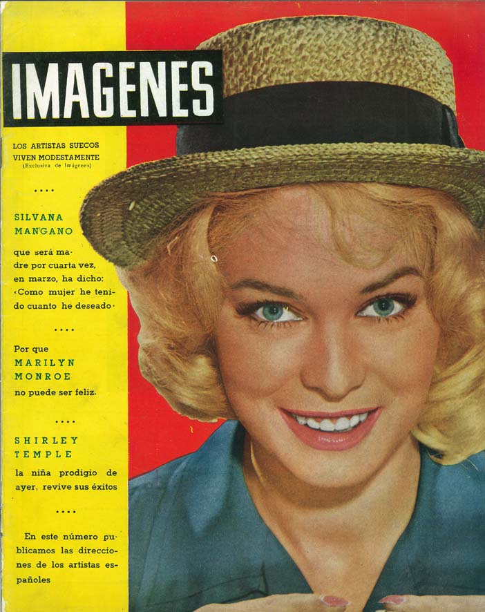 IMAGENES magazine side cover Issue 195   1960