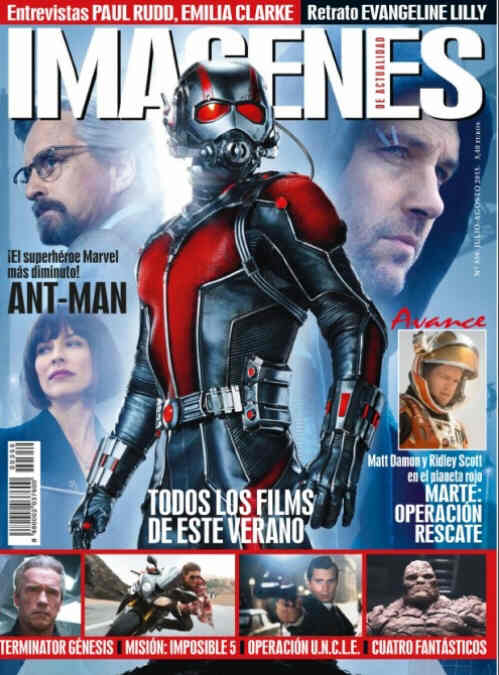 IMAGENES DE ACTUALIDAD magazine side cover Issue 359 July/August 2015