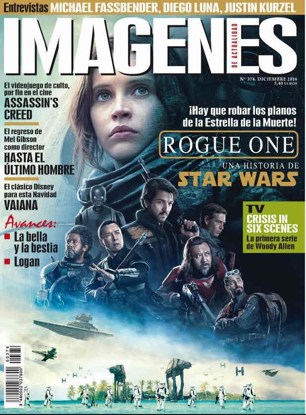 IMAGENES DE ACTUALIDAD magazine side cover Issue 374 December 2016
