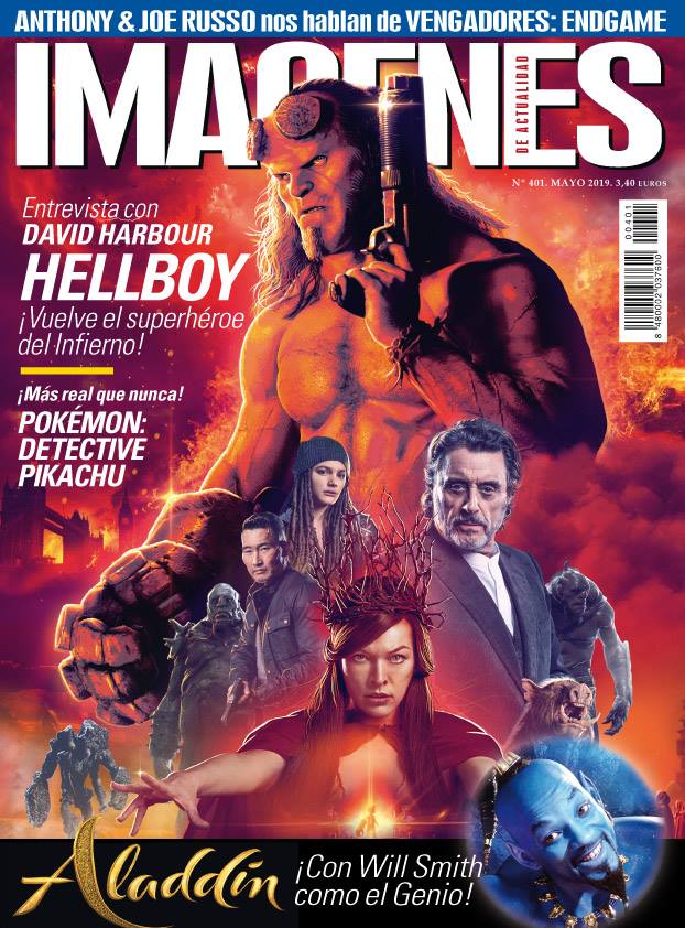 IMAGENES DE ACTUALIDAD magazine side cover Issue 401  May 2019