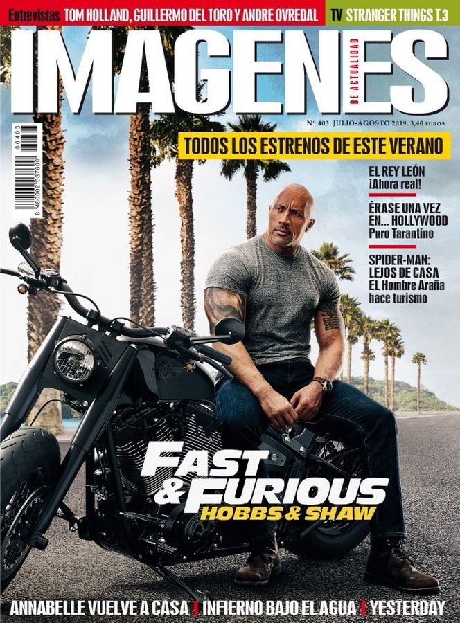 IMAGENES DE ACTUALIDAD magazine side cover Issue 403  July/August 2019