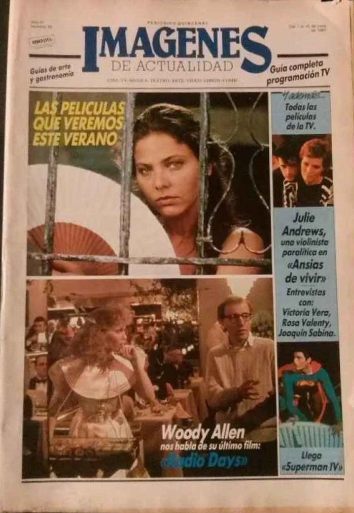 IMAGENES DE ACTUALIDAD magazine side cover Issue 46   1987