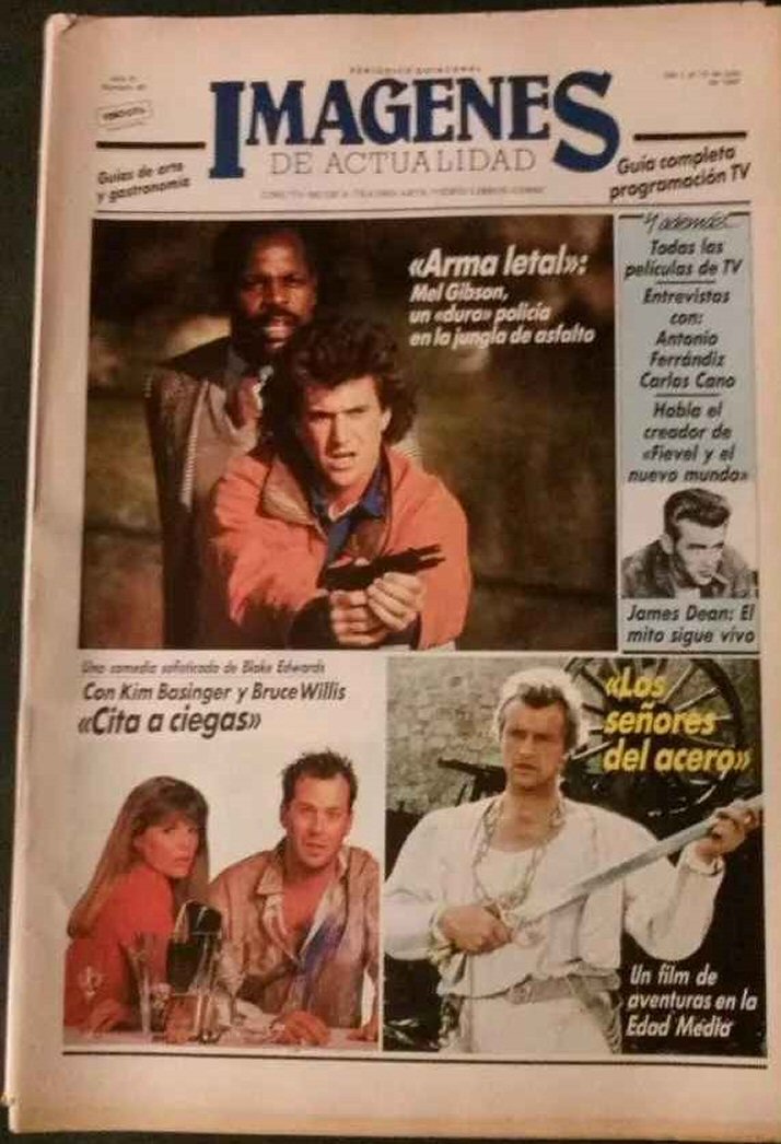 IMAGENES DE ACTUALIDAD magazine side cover Issue 48   1987