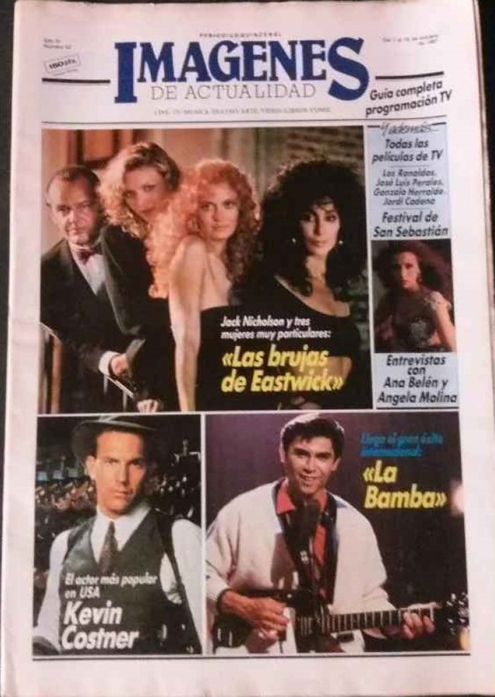 IMAGENES DE ACTUALIDAD magazine side cover Issue 52   1987